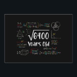 Square Root of 6400 80th Birthday 80 Year Old Gift Einladung<br><div class="desc">Perfekte 80 Jahre alte Geschenkidee für Vater,  Mutter oder Mathe Liebhaber. Quadratwurzel aus 6400 Jahren. Phantastisches Geschenk für Väter,  Mütter,  Opa,  Oma oder alle Menschen,  die Mathematik Lieben.</div>