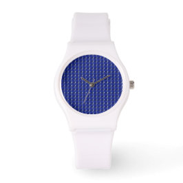 Square Sapphire Gemstone Blue Armbanduhr