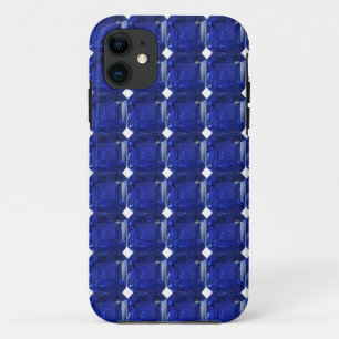 Square Sapphire Gemstone Blue Case-Mate iPhone Hülle