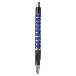 Square Sapphire Gemstone Blue Kugelschreiber