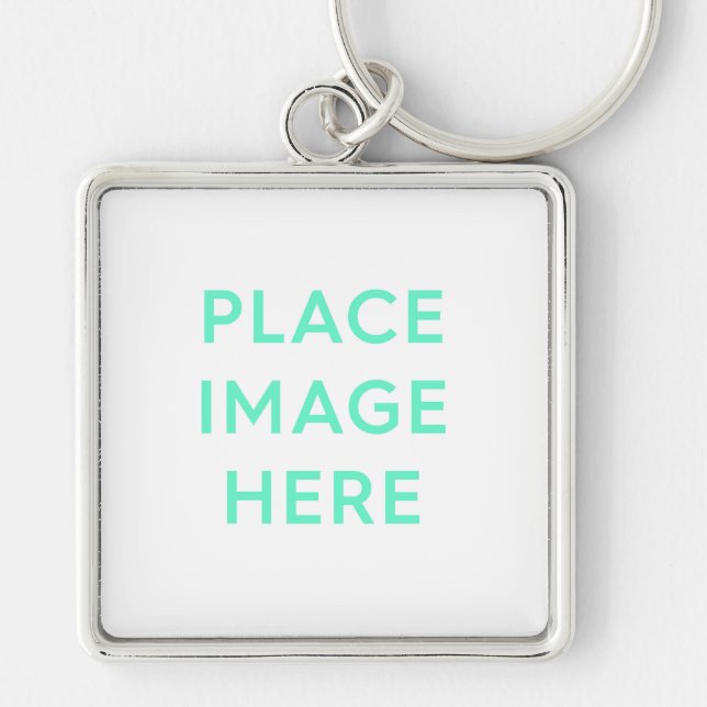 Square Schlüsselanhänger - Souvenir Geschenkdesign (Vorne)