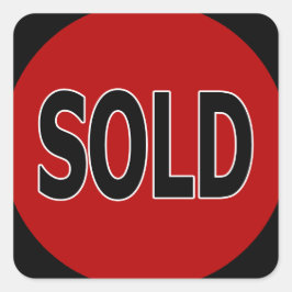 Square Sold Stickers