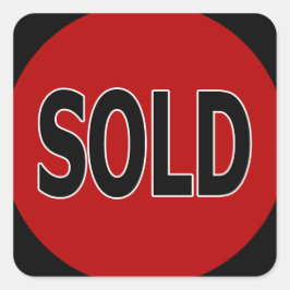 Square Sold Stickers