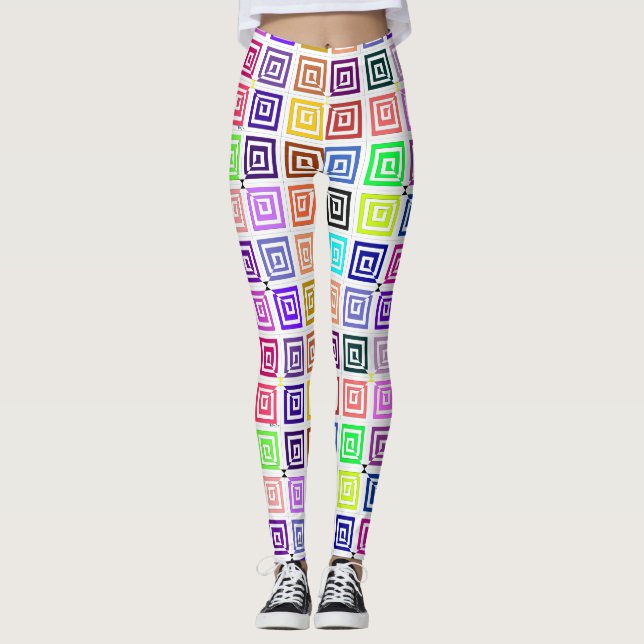 Square Spirals Leggings (Vorderseite)