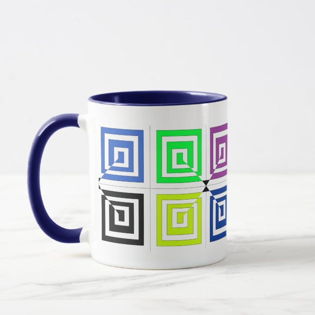 Square Spirals Tasse (Links)