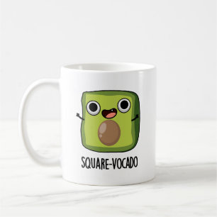 Square-vocado Funny Cube Avocado-Wortwitz Kaffeetasse