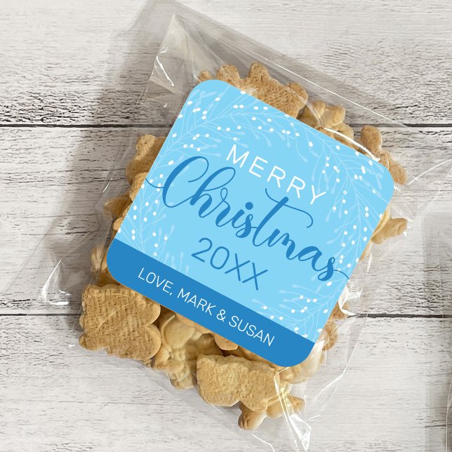 Square Weihnachtskleber Quadratischer Aufkleber (Von Creator hochgeladen)