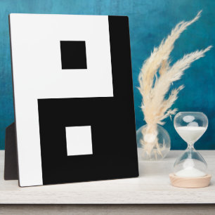 Square Yin Yang Fotoplatte