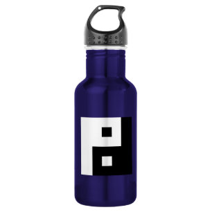 Square Yin Yang Trinkflasche