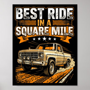 Squarebody-LKW Poster
