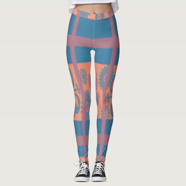 Squared Florah Leggings (Vorderseite)