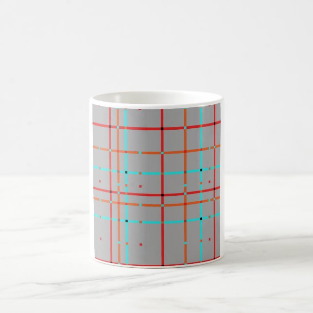 Squared Hatches 1a Kaffeetasse (Mittel)