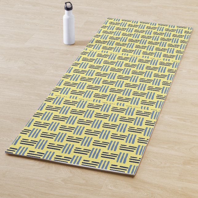 Squared Lines Yogamatte (Beispiel)