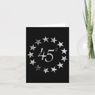 Squared Trump Betsy Ross Flag 2020 Zweite Amtszeit Karte