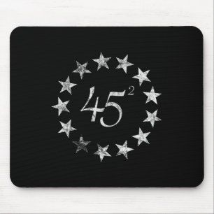 Squared Trump Betsy Ross Flag 2020 Zweite Amtszeit Mousepad