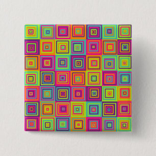 Squares Pattern Button