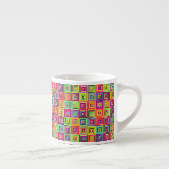 Squares Pattern Espressotasse (Rechts)