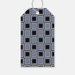 Squares pattern geschenkanhänger