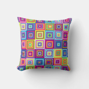 Squares Pattern Kissen