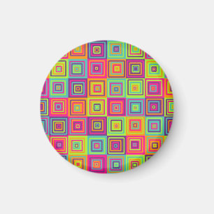 Squares Pattern Magnet