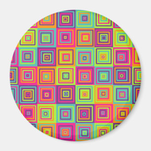 Squares Pattern Magnet
