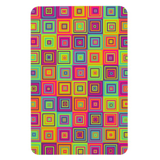 Squares Pattern Magnet (Vertikal)