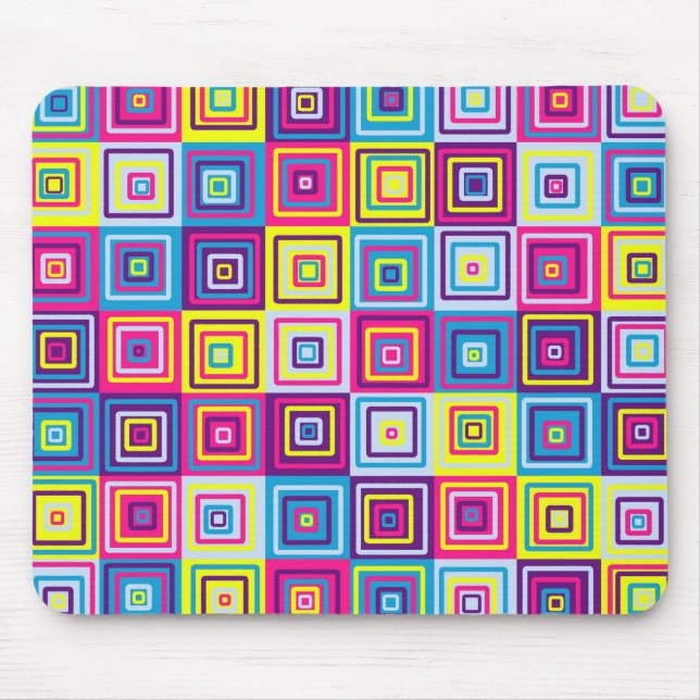 Squares Pattern Mousepad (Vorne)