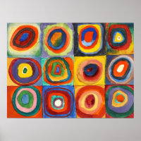 Squares with Concentric Circles