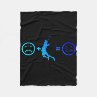 Squash Badminton Spieler Damen Herren Federball Fleecedecke