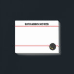 Squash-Ball Post-it®-Notizen für klebrige Nachrich Post-it Klebezettel<br><div class="desc">Squashball Post-it® Notizen für klebrige Nachrichten. Personalisierte Post-it®-Hinweise für den geschäftlichen oder privaten Gebrauch. Ideal für Listen,  Erinnerungen und andere wichtige Dinge. Praktische Büro- und Schulausstattung mit sportlichem Design. Doppelgelbes PunktSquashball-Logo mit roten Markierungslinien.</div>