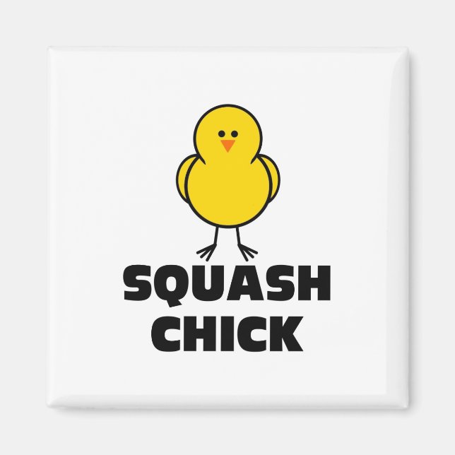 Squash Chick Magnet (Vorne)