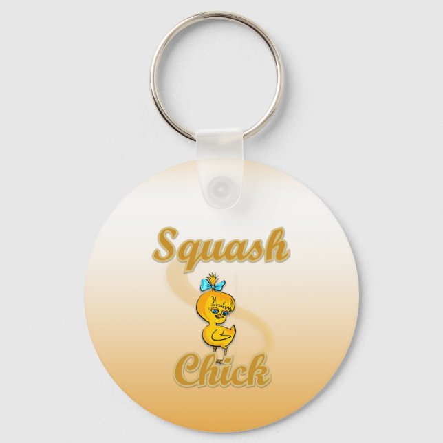 Squash Chick Schlüsselanhänger (Vorderseite)