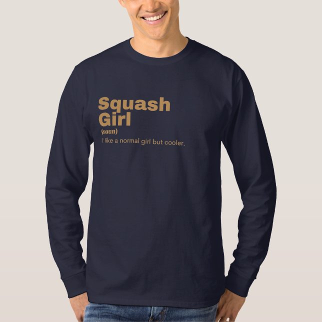 Squash Girl - Squash T-Shirt (Vorderseite)