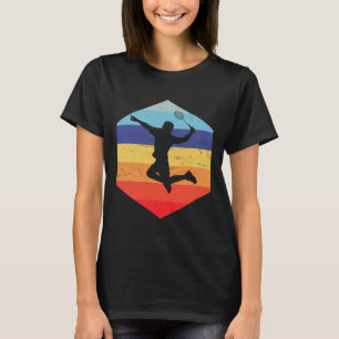 Squash Men Badminton Player T-Shirt