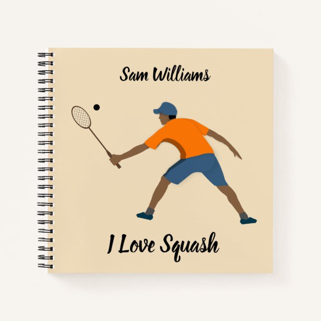 Squash Notizbuch (Vorderseite)
