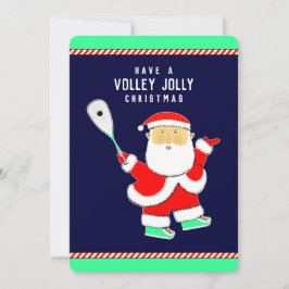 Squash Player Christmas Feiertagskarte