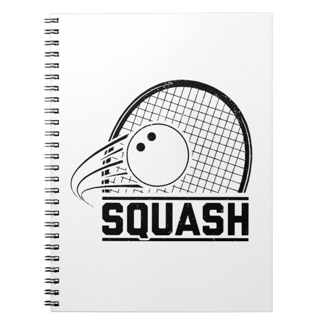 Squash-Player | Sport Coach Squasher Geschenk Idee Notizblock (Vorderseite)