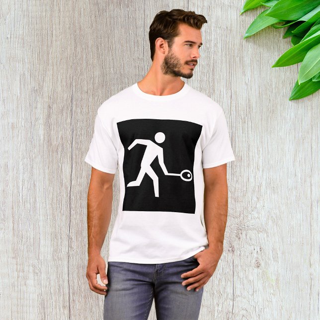 Squash-Player-Symbol T-Shirt (Von Creator hochgeladen)