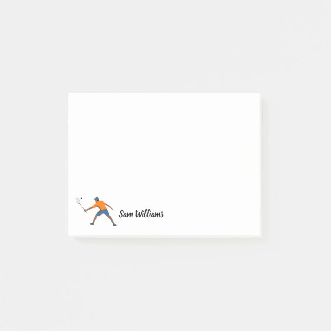 Squash Post-it Klebezettel (Vorderseite)