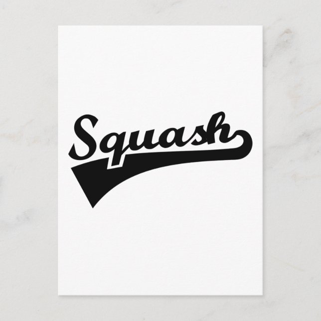 Squash Postkarte (Vorderseite)