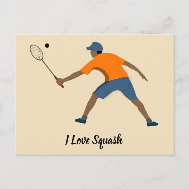 Squash Postkarte (Vorderseite)