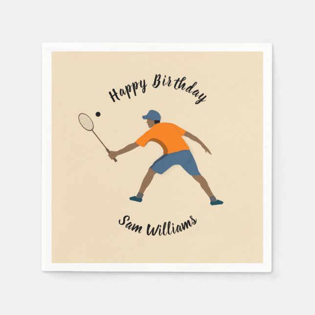 Squash Serviette (Vorderseite)