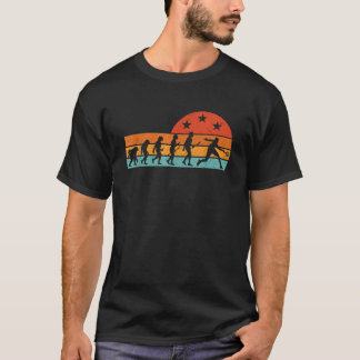 Squash Spieler Retro Evolution Racquetball Crossmi T-Shirt