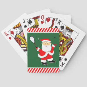 Squashplayer Christmas Spielkarten