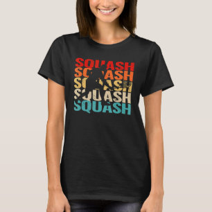 Squashspieler für retro Squash vintage für Männer T-Shirt