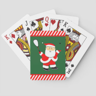Squashspieler Weihnachten Spielkarten