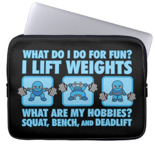 Squat, Bench Press, Deadlift - Hobbies - Kawaii Laptopschutzhülle