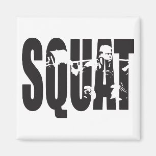 Squat - Gym-Motivation Magnet