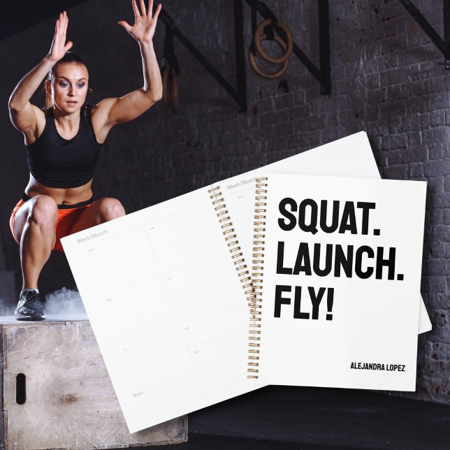 SQUAT. LANCEMENT. VOLEZ ! Motivational Bold Minima (Créateur téléchargé)