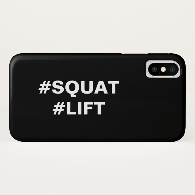 #SQUAT #LIFT coque iphone (Dos (Horizontal))
